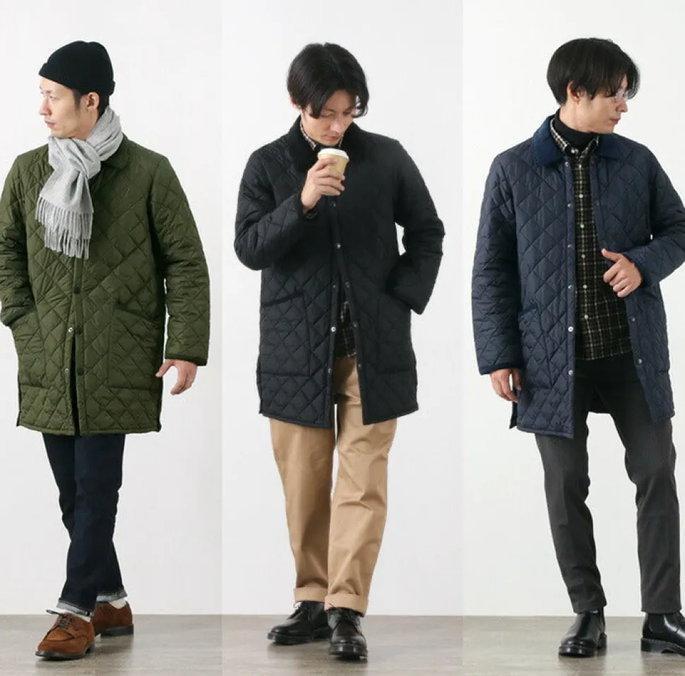 BARBOUR / Ritzdale long nylon quilted jacket