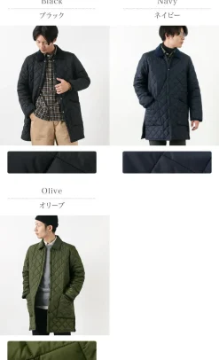 BARBOUR / Ritzdale long nylon quilted jacket