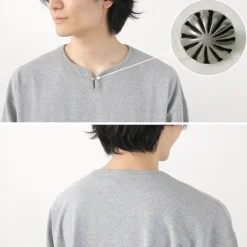 BARNS / Big Cozun knitiing Concho Long Sleeve T-Shirt