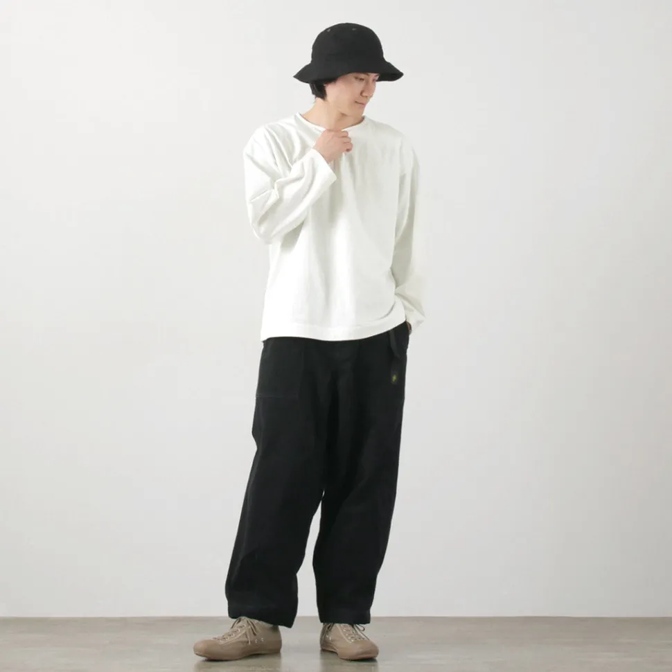 BARNS / Big Cozun knitiing Concho Long Sleeve T-Shirt