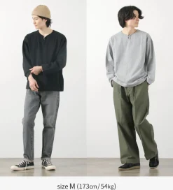 BARNS / Big Cozun knitiing Concho Long Sleeve T-Shirt