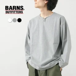 BARNS / Big Cozun knitiing Concho Long Sleeve T-Shirt