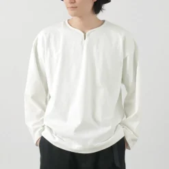 BARNS / Big Cozun knitiing Concho Long Sleeve T-Shirt