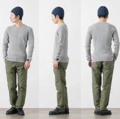 BARNS / BR-3050 Big Waffle Long Sleeve Thermal / T-shirt