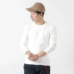 BARNS / BR-3050 Big Waffle Long Sleeve Thermal / T-shirt
