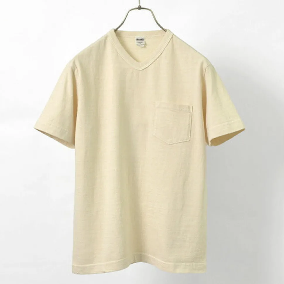 BARNS / BR-1101 Hanging jersey S/S V-neck