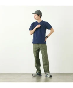 BARNS / BR-1101 Hanging jersey S/S V-neck