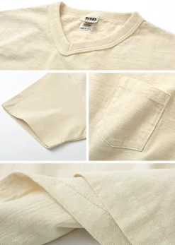 BARNS / BR-1101 Hanging jersey S/S V-neck