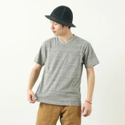 BARNS / BR-1101 Hanging jersey S/S V-neck