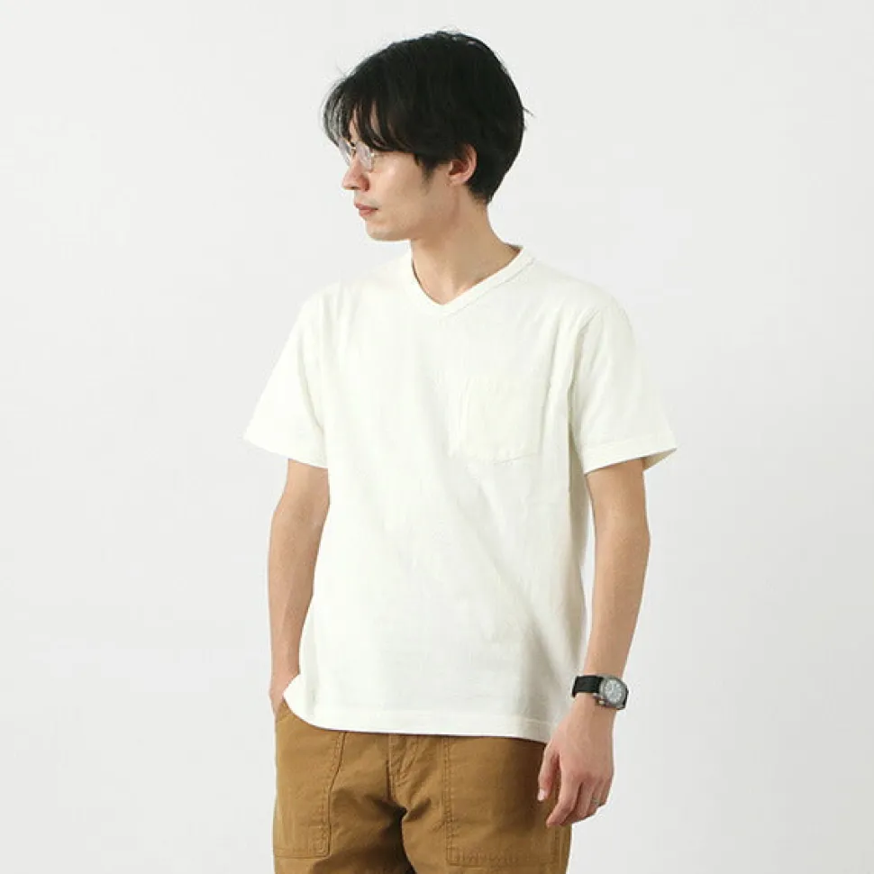 BARNS / BR-1101 Hanging jersey S/S V-neck