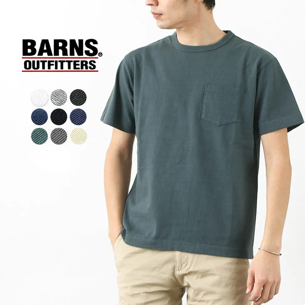BARNS / BR-1100 Hanging jersey S/S Crew neck