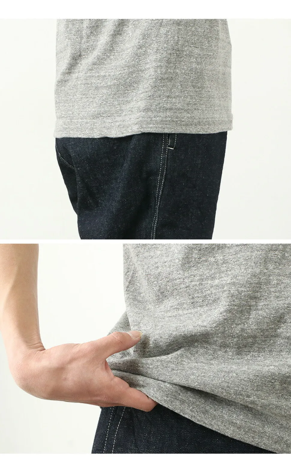 BARNS / BR-1100 Hanging jersey S/S Crew neck