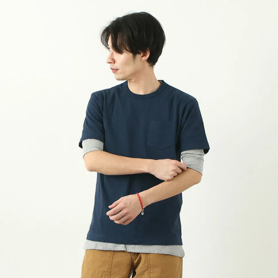 BARNS / BR-1100 Hanging jersey S/S Crew neck