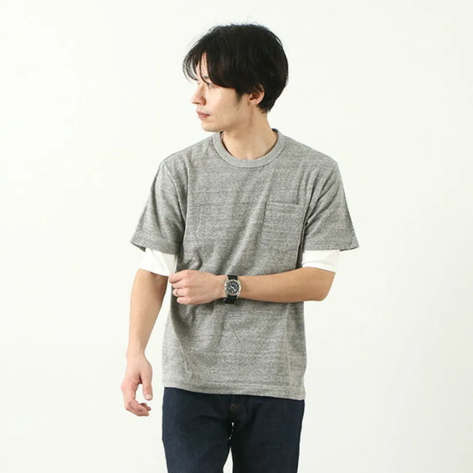 BARNS / BR-1100 Hanging jersey S/S Crew neck