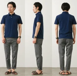 BARNS / BR-1006 Hanging Jersey Short Sleeve Polo Shirt