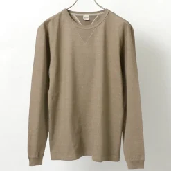 BARNS / COZUN Knit Vintage Long Sleeve Crew Neck T-Shirt