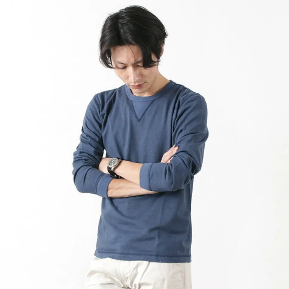 BARNS / COZUN Knit Vintage Long Sleeve Crew Neck T-Shirt