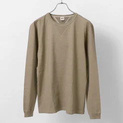BARNS / COZUN Knit Vintage Long Sleeve Crew Neck T-Shirt