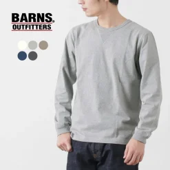 BARNS / COZUN Knit Vintage Long Sleeve Crew Neck T-Shirt