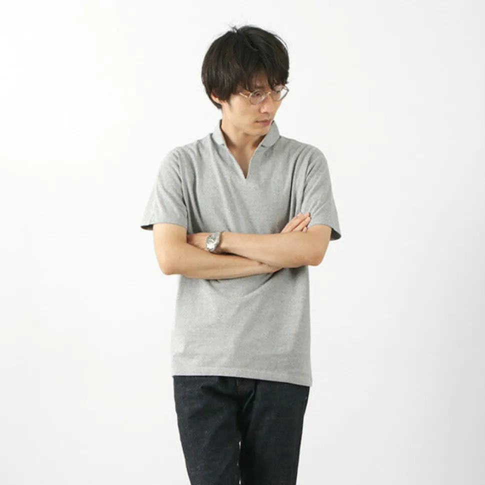 BARNS / Cozun Knit Vintage Skipper Polo Shirt