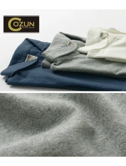 BARNS / Cozun Knit Vintage Skipper Polo Shirt