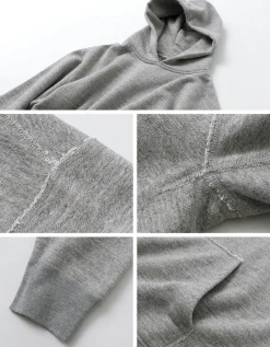 BARNS / Hanging Knit Wide Hoodie