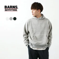 BARNS / Hanging Knit Wide Hoodie