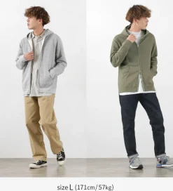 BARNS / Hanging Knits Zip Parka Sweat