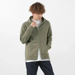 BARNS / Hanging Knits Zip Parka Sweat