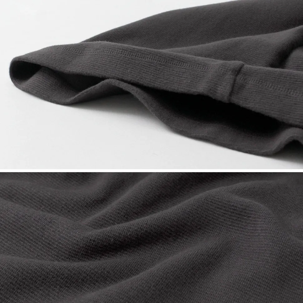 BARNS / Heavy Spun Milled Fabric Long Sleeve T-Shirt