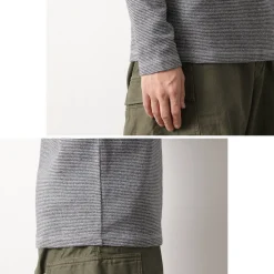 BARNS / Heavy Spun Milled Fabric Long Sleeve T-Shirt