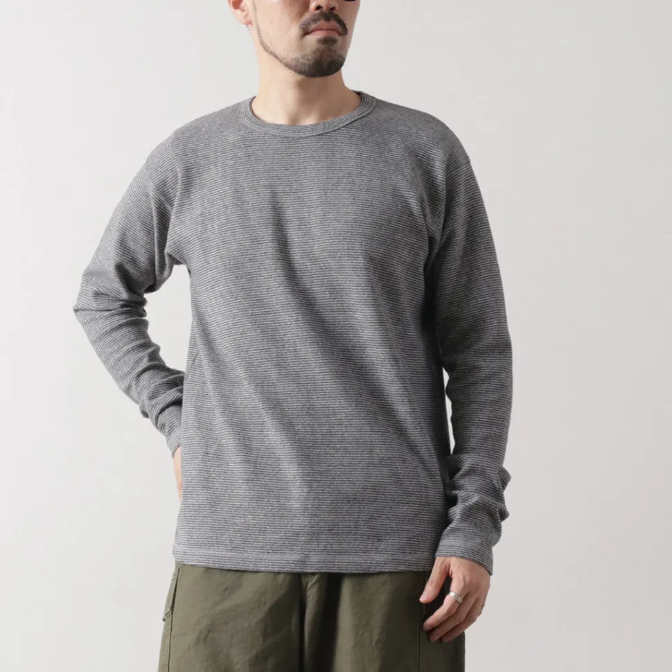 BARNS / Heavy Spun Milled Fabric Long Sleeve T-Shirt