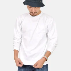 BARNS / Heavy Spun Milled Fabric Long Sleeve T-Shirt