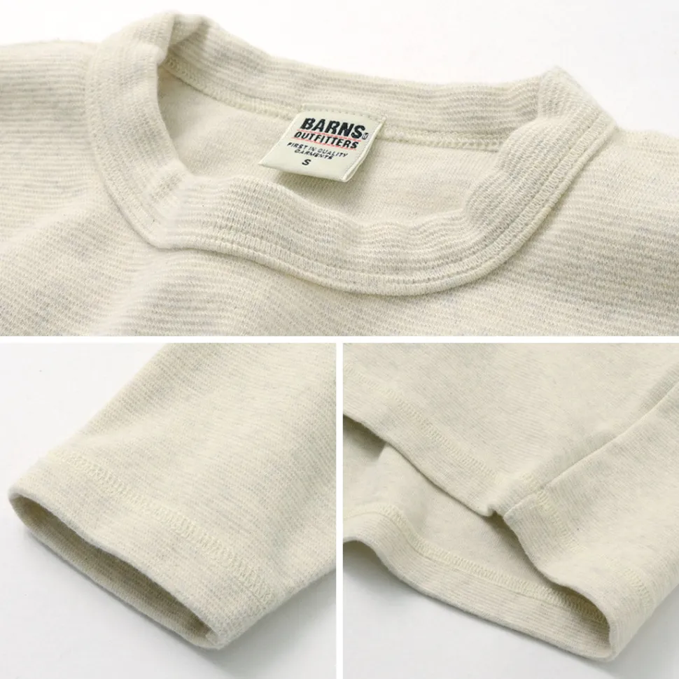 BARNS / Heavy Spun Milled Fabric Long Sleeve T-Shirt