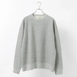 BARNS / Loopwheel wide crew sweatshirt