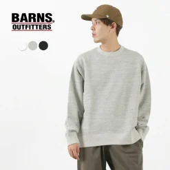 BARNS / Loopwheel wide crew sweatshirt
