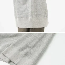 BARNS / Loopwheel wide crew sweatshirt