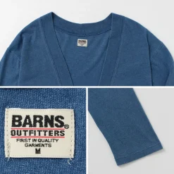BARNS / Relaxed Fit Indigo Cardigan