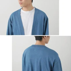 BARNS / Relaxed Fit Indigo Cardigan