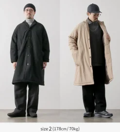 BASISBROEK / APPLE Overcoat Nylon Jet Taffeta