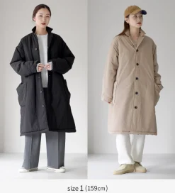 BASISBROEK / APPLE Overcoat Nylon Jet Taffeta