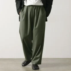 BASISBROEK / MOREMO Wide Pants High Count Flannel