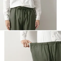 BASISBROEK / MOREMO Wide Pants High Count Flannel