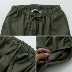 BASISBROEK / MOREMO Wide Pants High Count Flannel