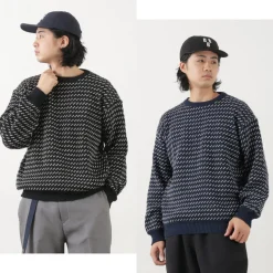 BINGHAMTON KNITTING COMPANY / Birds Eye Crew Sweater