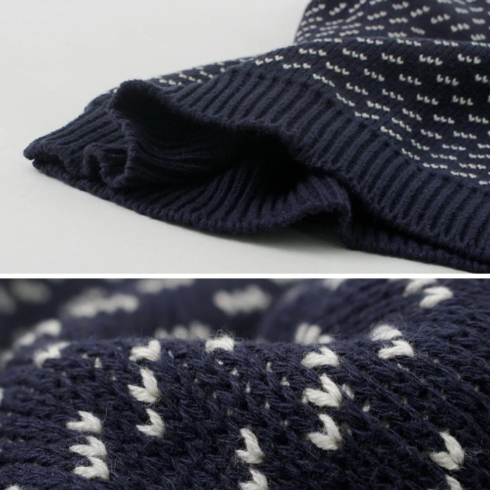 BINGHAMTON KNITTING COMPANY / Birds Eye Crew Sweater