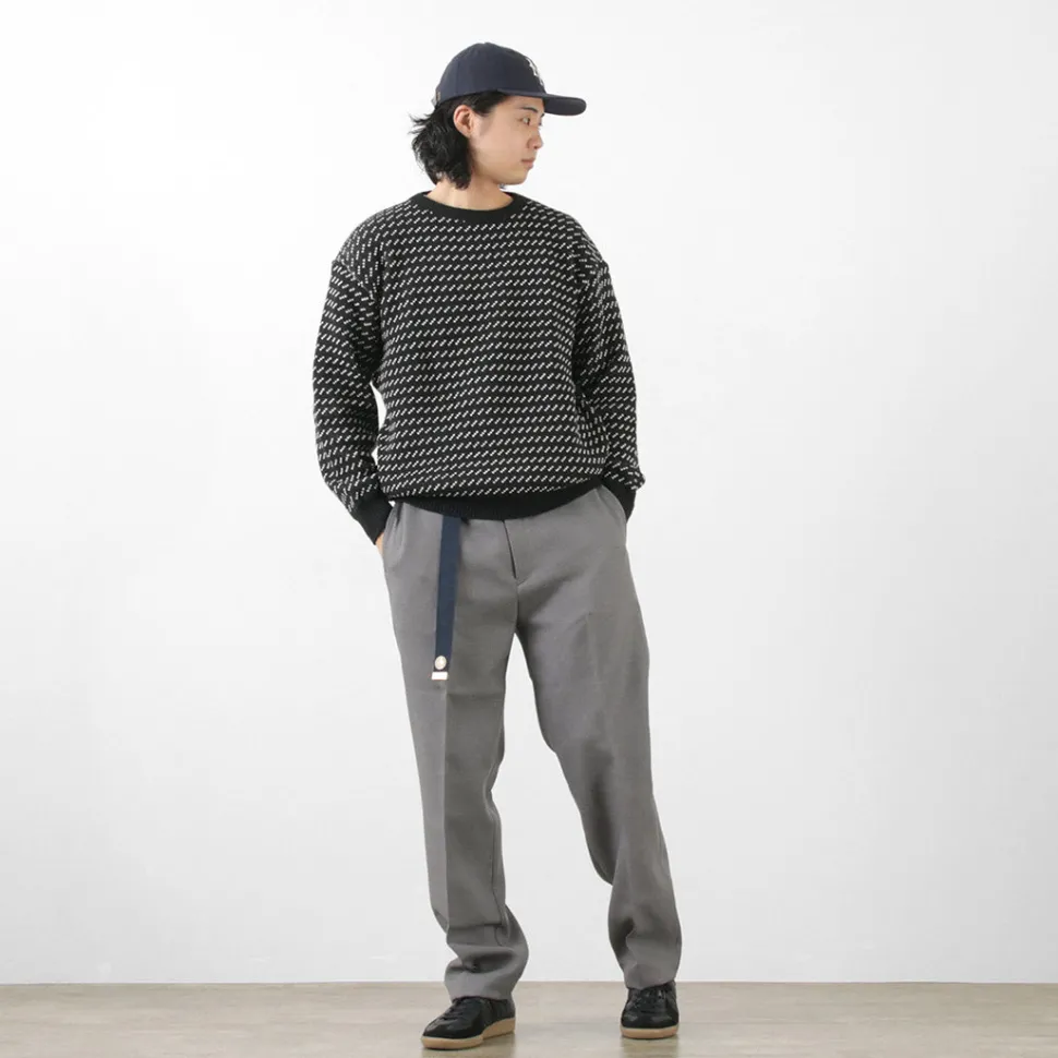 BINGHAMTON KNITTING COMPANY / Birds Eye Crew Sweater