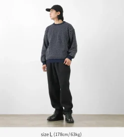 BINGHAMTON KNITTING COMPANY / Birds Eye Crew Sweater