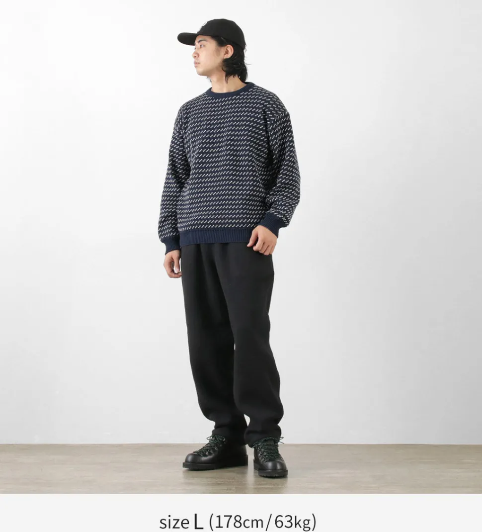 BINGHAMTON KNITTING COMPANY / Birds Eye Crew Sweater