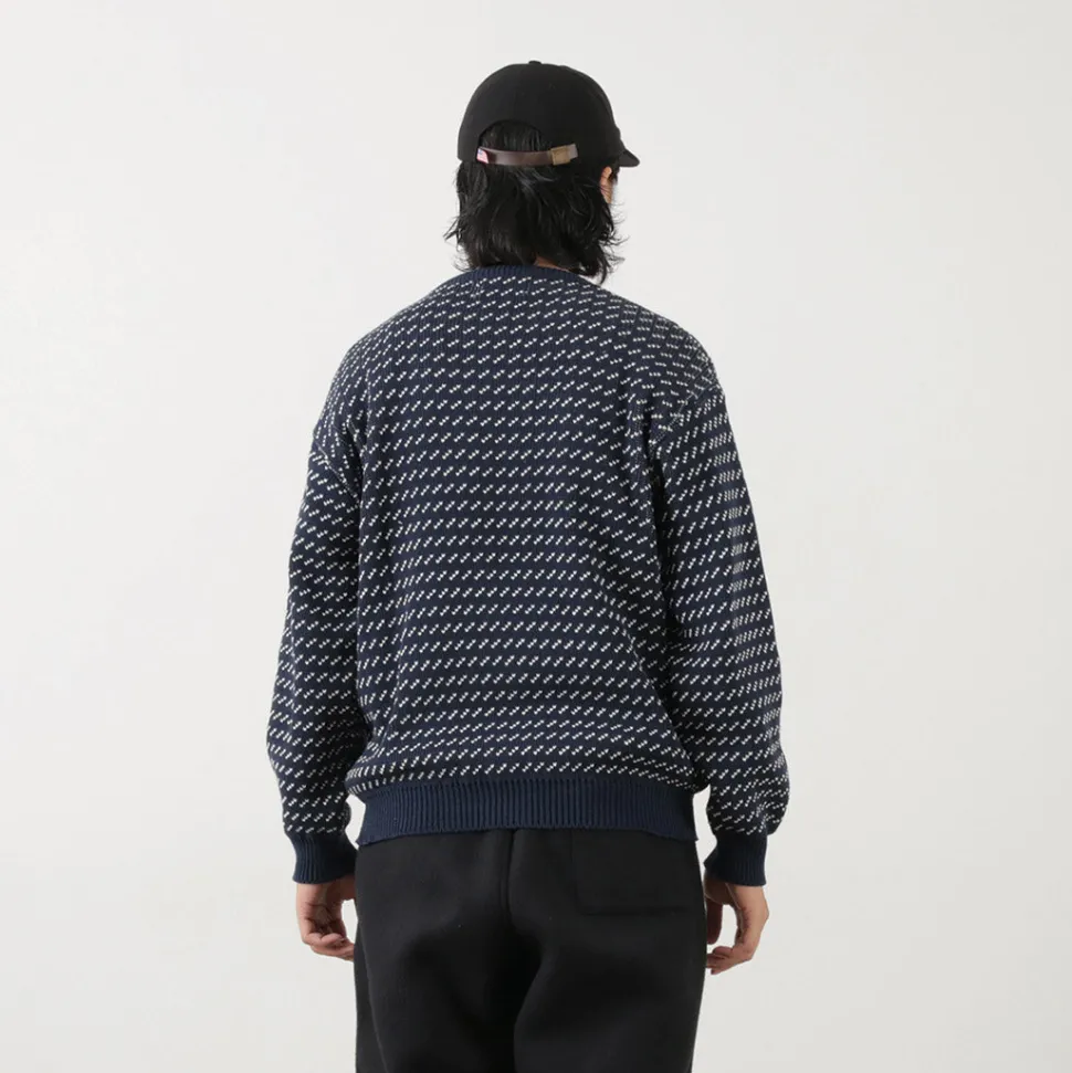 BINGHAMTON KNITTING COMPANY / Birds Eye Crew Sweater